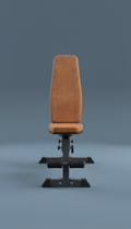 Banc de musculation modulaire acier brossé