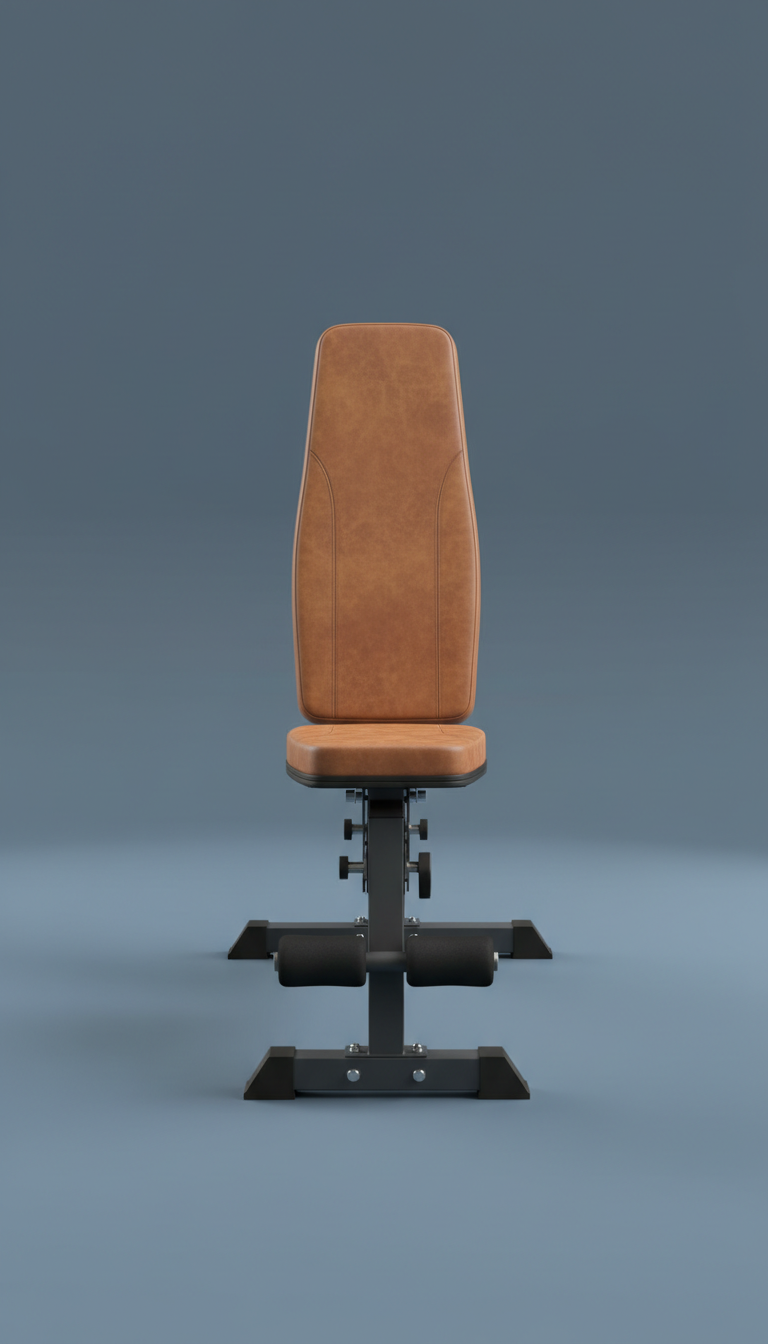Banc de musculation modulaire acier brossé