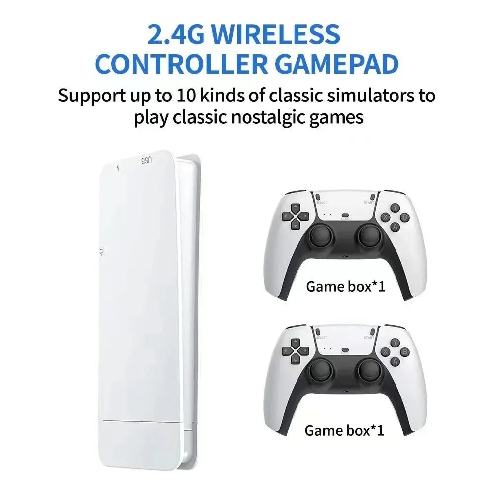 Game Stick M15 Ultra 4K – 40,000+ Games, 2 Wireless Controllers, 64G/128G - CasaNova