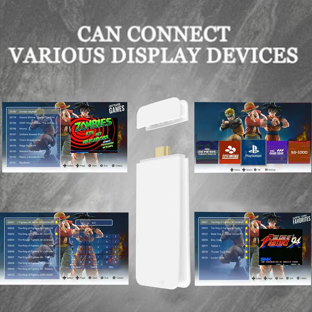 Game Stick M15 Ultra 4K – 40,000+ Games, 2 Wireless Controllers, 64G/128G - CasaNova