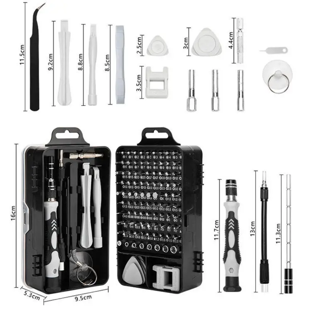 Kit complet de Tournevis 115 en 1