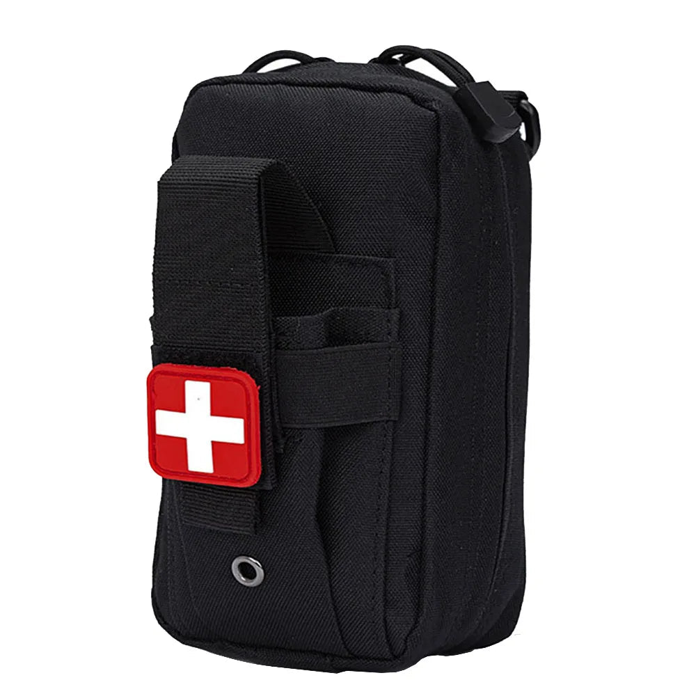 Tactical First Aid Kit Pouch – EDC Survival Bag for Car, Camping & Outdoor - CasaNova