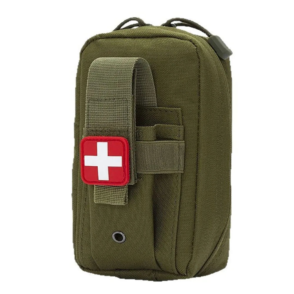 Tactical First Aid Kit Pouch – EDC Survival Bag for Car, Camping & Outdoor - CasaNova