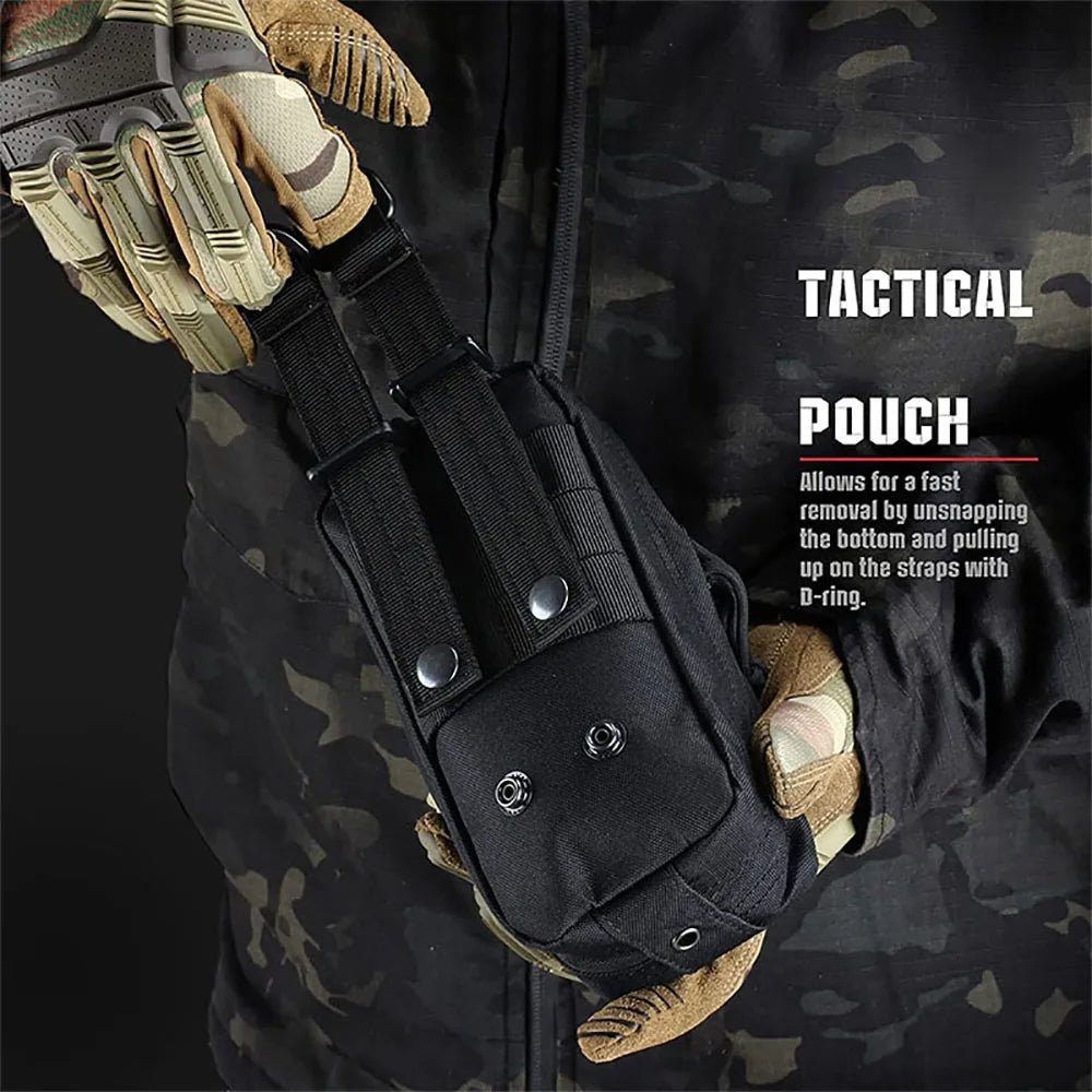 Tactical First Aid Kit Pouch – EDC Survival Bag for Car, Camping & Outdoor - CasaNova