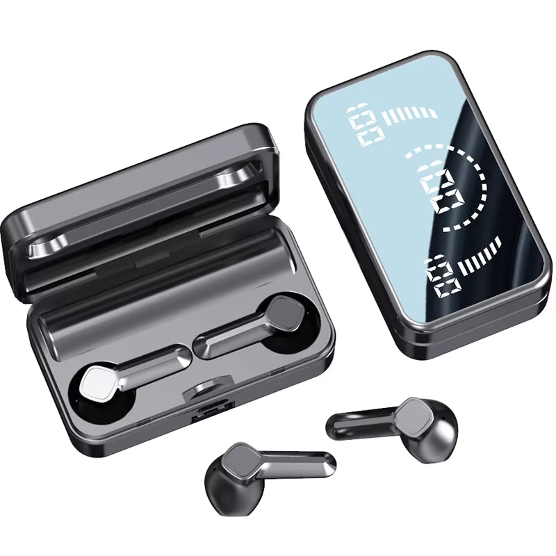TWS Earbuds 5.3 – Noise-Cancelling, LED Display, Waterproof, Semi-In-Ear - CasaNova